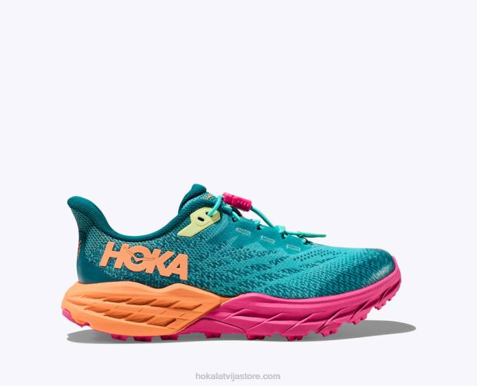 bērni 064D678 ātrāža 5 Hoka Castlerock/vibrant orange