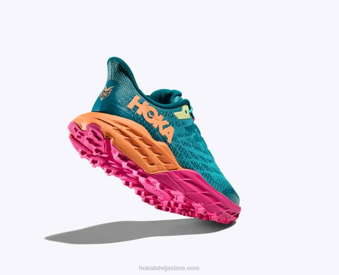 bērni 064D678 ātrāža 5 Hoka Castlerock/vibrant orange