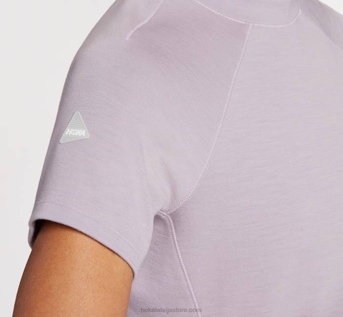 sievietes 064D352 vidēja svara merino maisījuma īsās piedurknes Hoka dziļš ezers