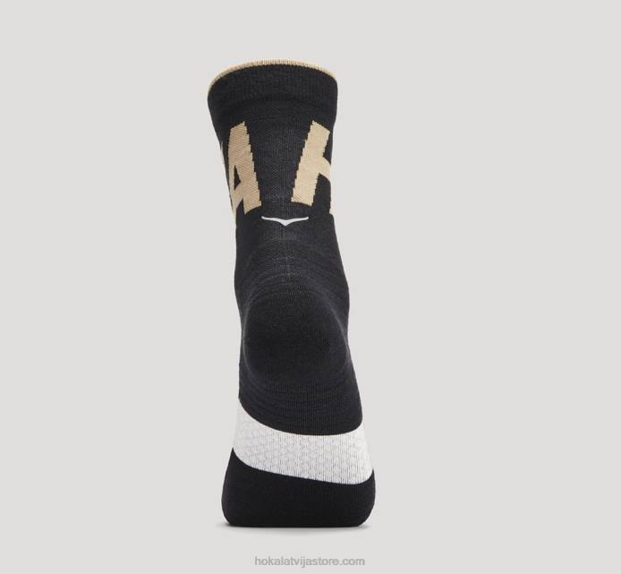 sievietes 064D381 crew run zeķe Hoka antracīts/kāpa