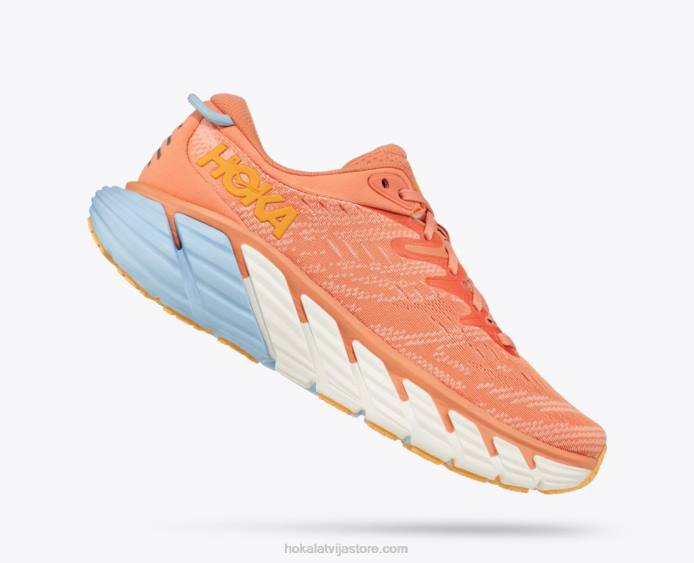 sievietes 064D19 gaviota 4 Hoka gliemežvāku koraļļu/persiku parfē