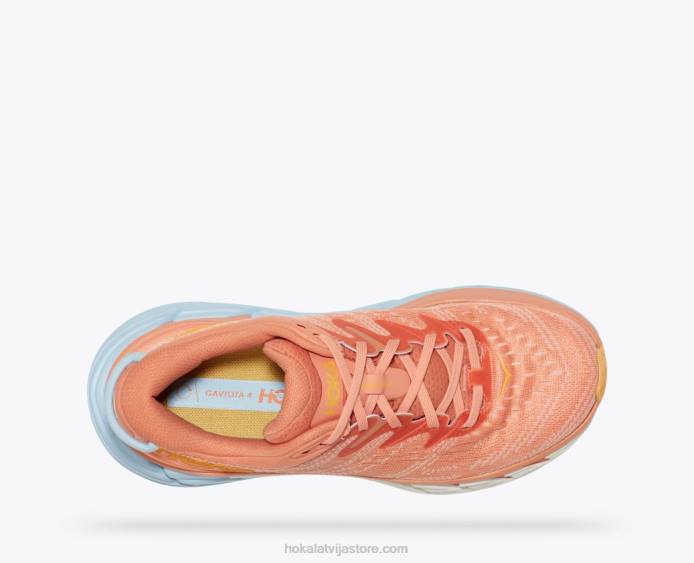sievietes 064D19 gaviota 4 Hoka gliemežvāku koraļļu/persiku parfē
