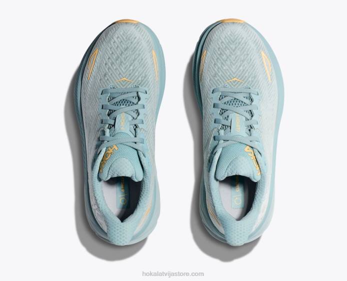 sievietes 064D1 Kliftons 9 Hoka mākonis zils/ledus plūsma