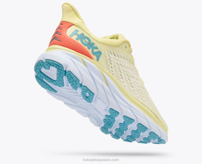 sievietes 064D214 Kliftons 8 Hoka dzeltenais bumbieris/cukurkukurūza
