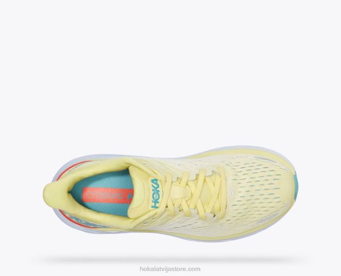 sievietes 064D214 Kliftons 8 Hoka dzeltenais bumbieris/cukurkukurūza
