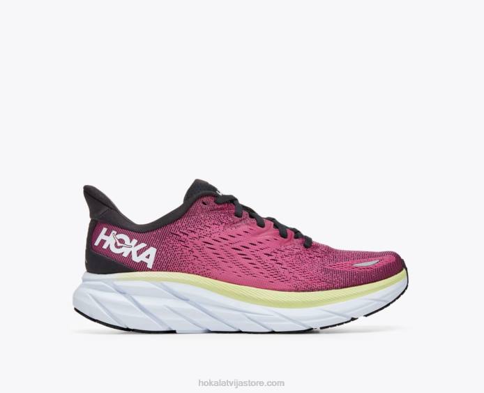 sievietes 064D217 Kliftons 8 Hoka zils grafīts/ibis roze