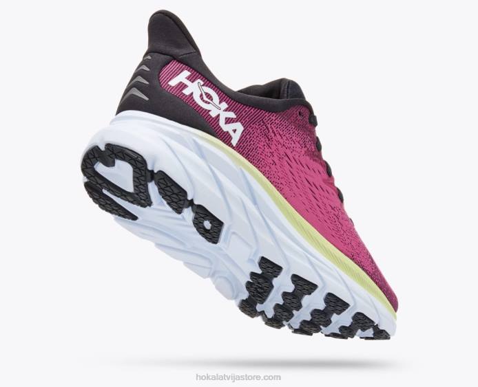 sievietes 064D217 Kliftons 8 Hoka zils grafīts/ibis roze
