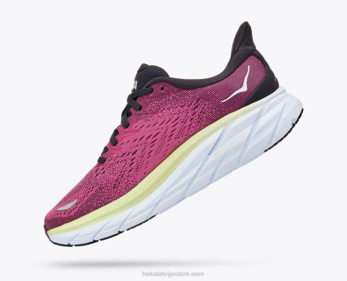 sievietes 064D217 Kliftons 8 Hoka zils grafīts/ibis roze