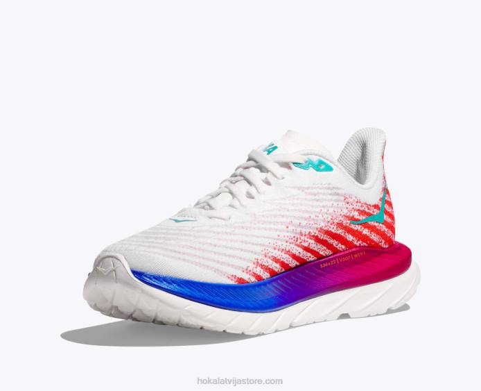 sievietes 064D27 5 mačs Hoka balts/liesma