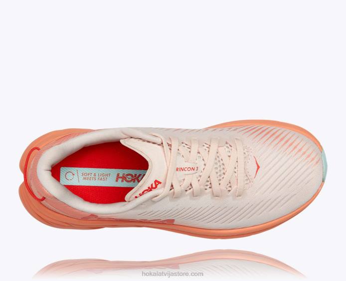 sievietes 064D36 rincon 3 Hoka sudraba peonija/kantalupa