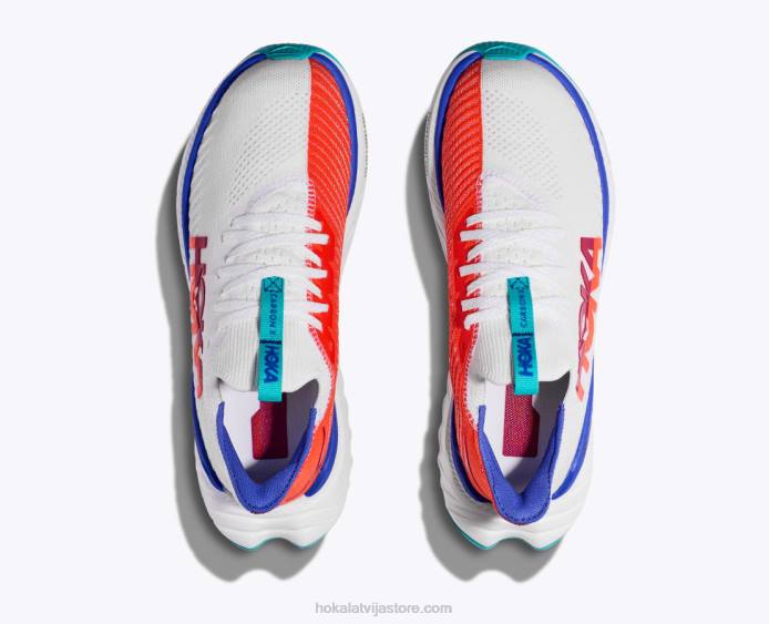 sievietes 064D44 ogleklis x 3 Hoka balts/liesma