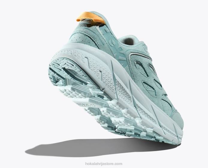 sievietes 064D66 Clifton l zamšādas Hoka mākonis zils/ledus plūsma