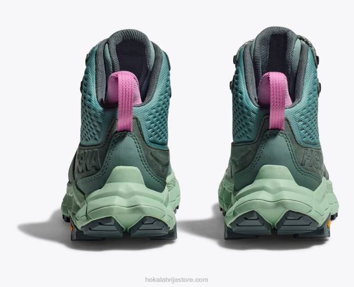 sievietes 064D165 anakapa mid gtx Hoka režģis/miglas zaļš