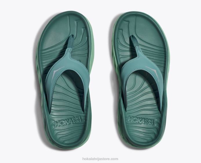 sievietes 064D300 ora atveseļošanās flip Hoka režģis/miglas zaļš