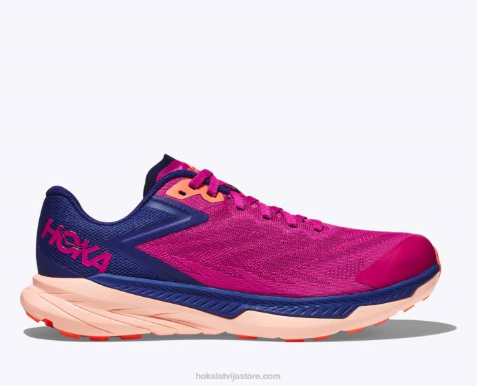 sievietes 064D135 zināls Hoka festival fuchsia/bellwether blue