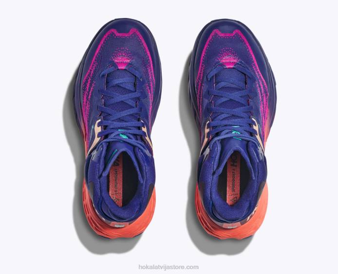 sievietes 064D97 speedgoat 5 mid gtx Hoka zvaniņš zils/kamēlijas