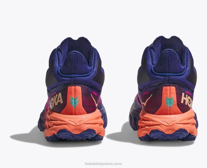 sievietes 064D97 speedgoat 5 mid gtx Hoka zvaniņš zils/kamēlijas