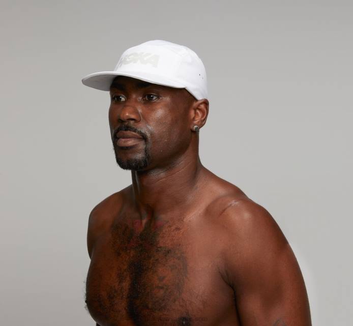 sievietes 064D396 priekšnesuma cepure Hoka balts/vēsi pelēks