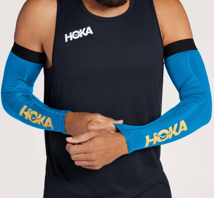 sievietes 064D405 lidojuma roku piedurknes Hoka dīva zila