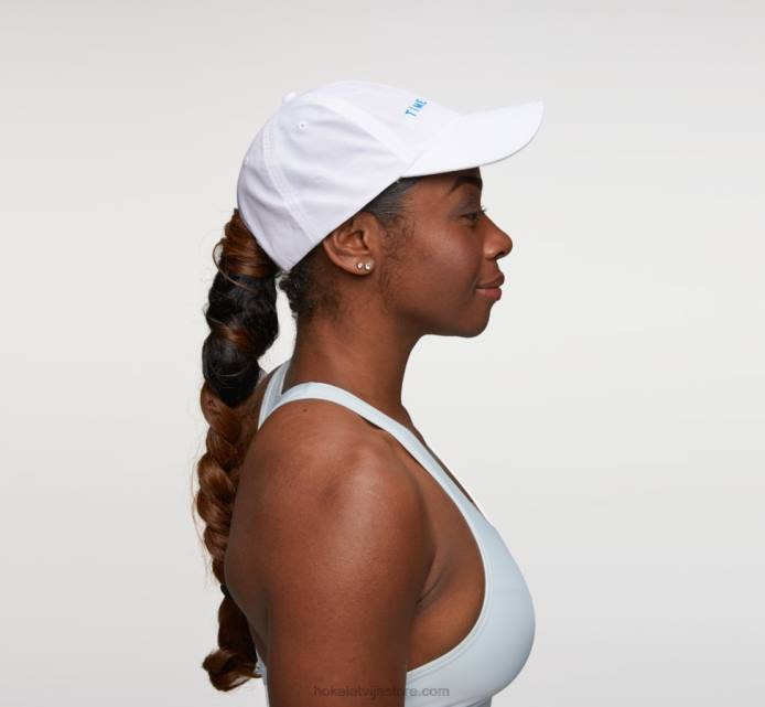 sievietes 064D407 visas dienas cepure Hoka balts/dīva zils