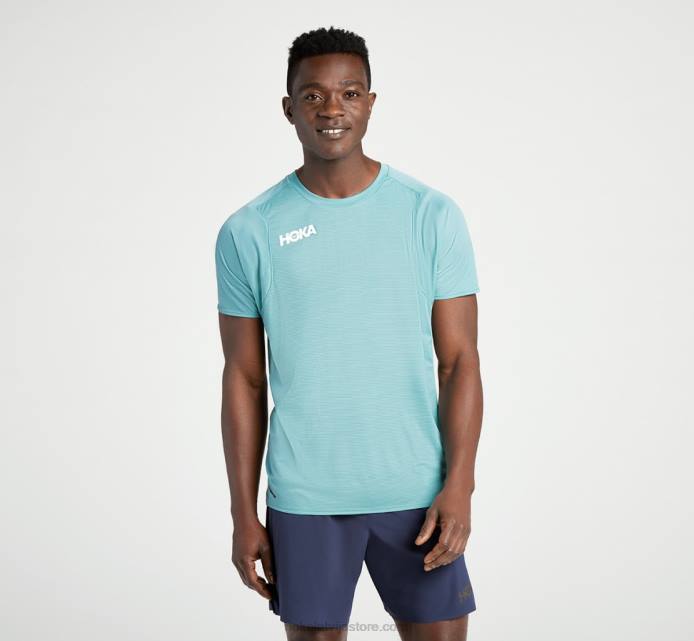 vīriešiem 064D632 slīdošām īsām piedurknēm Hoka režģis