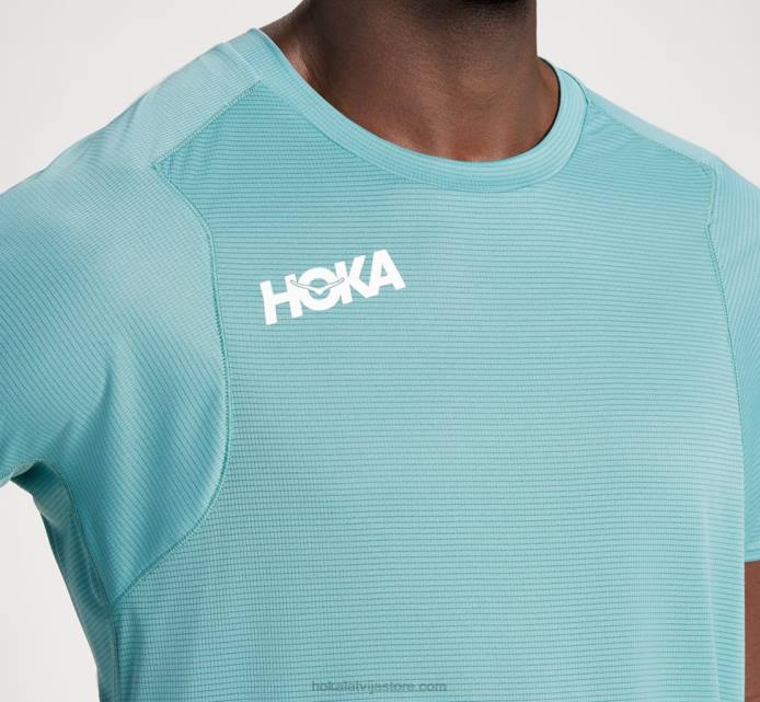 vīriešiem 064D632 slīdošām īsām piedurknēm Hoka režģis