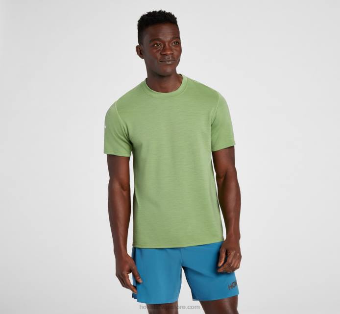 vīriešiem 064D645 vidēja svara merino maisījuma īsās piedurknes Hoka loden sals