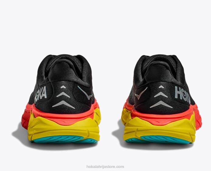 vīriešiem 064D428 arahi 6 Hoka melns/liesma