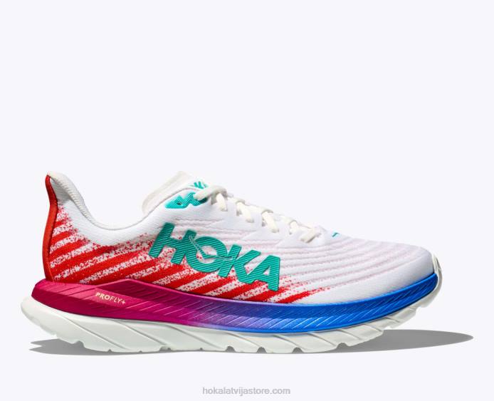 vīriešiem 064D437 5 mačs Hoka balts/liesma