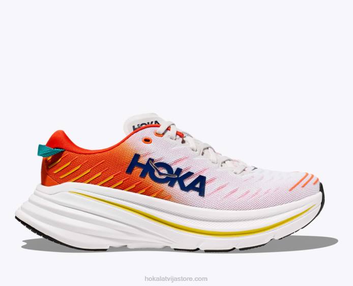 vīriešiem 064D462 bondi x Hoka blanc de blanc/liesma