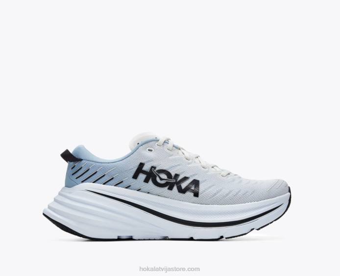 vīriešiem 064D465 bondi x Hoka blanc de blanc/zila migla