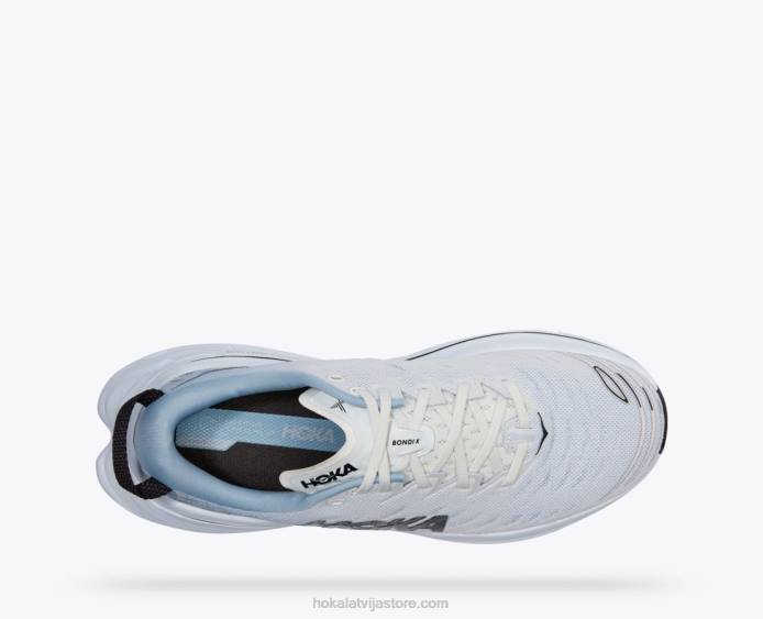 vīriešiem 064D465 bondi x Hoka blanc de blanc/zila migla