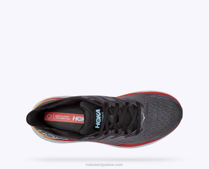 vīriešiem 064D579 Kliftons 8 Hoka antracīts / Castlerock