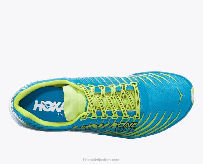 vīriešiem 064D628 evo xc smaile Hoka ciāna/citrusaugļi