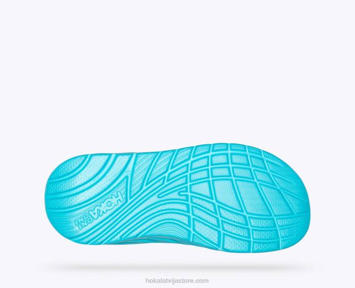 vīriešiem 064D566 ora atveseļošanās flip Hoka akvalangs zils/bellwether blue